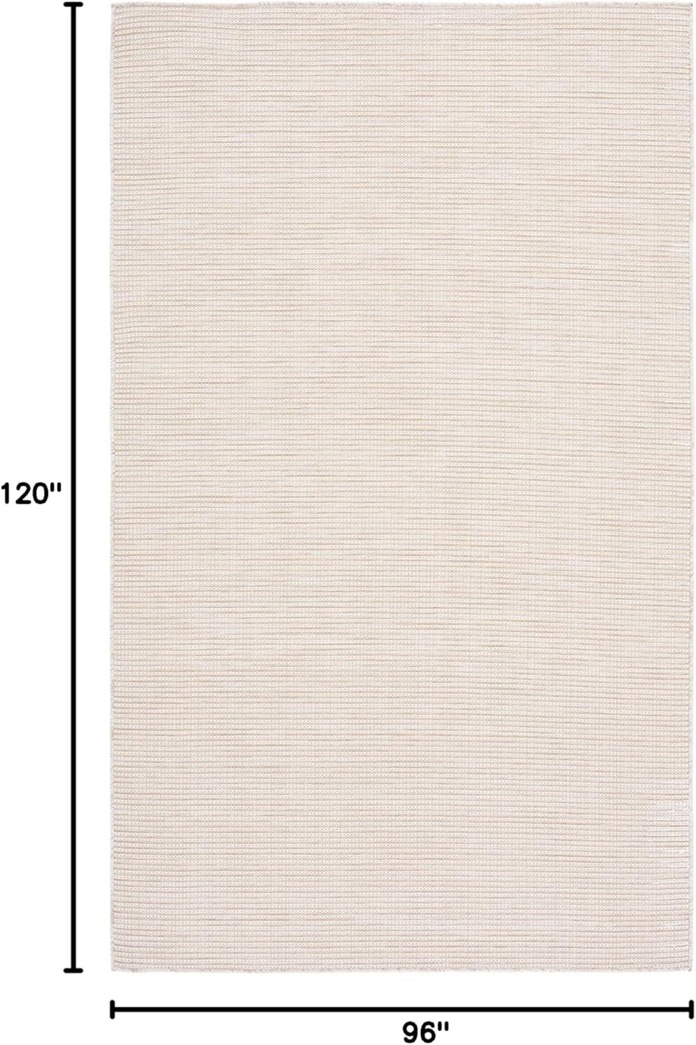 imageMartha Stewart x SAFAVIEH Outdoor Area Rug Collection 65quot Round Navy Weather Resistant ampamp Washable Ideal for Patio Backyard Mudroom Deck Dining Space MSR4490NBeige