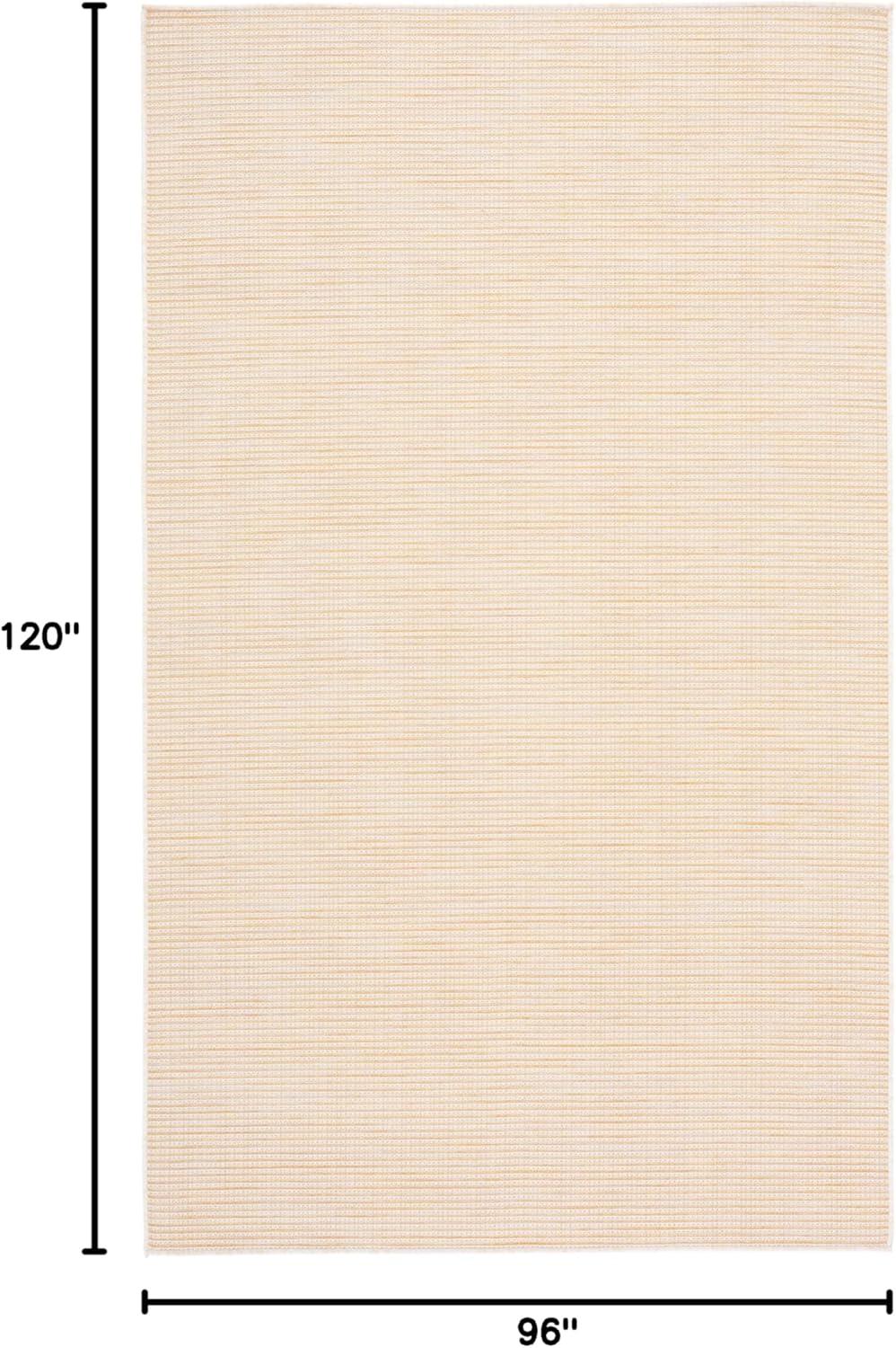 imageMartha Stewart x SAFAVIEH Outdoor Area Rug Collection 65quot Round Navy Weather Resistant ampamp Washable Ideal for Patio Backyard Mudroom Deck Dining Space MSR4490NYellow