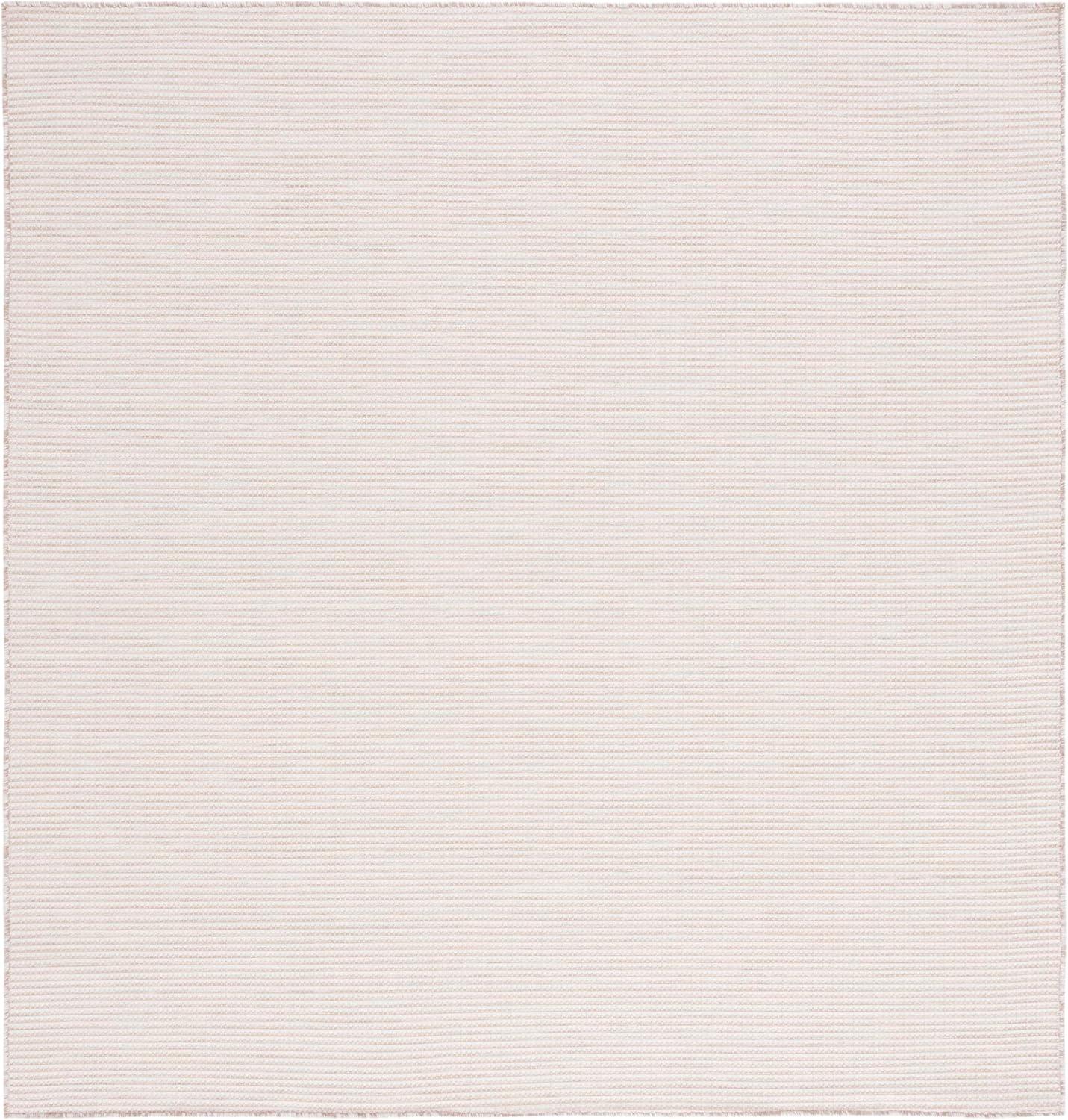 imageMartha Stewart x SAFAVIEH Outdoor Area Rug Collection 65quot Round Navy Weather Resistant ampamp Washable Ideal for Patio Backyard Mudroom Deck Dining Space MSR4490NBeige