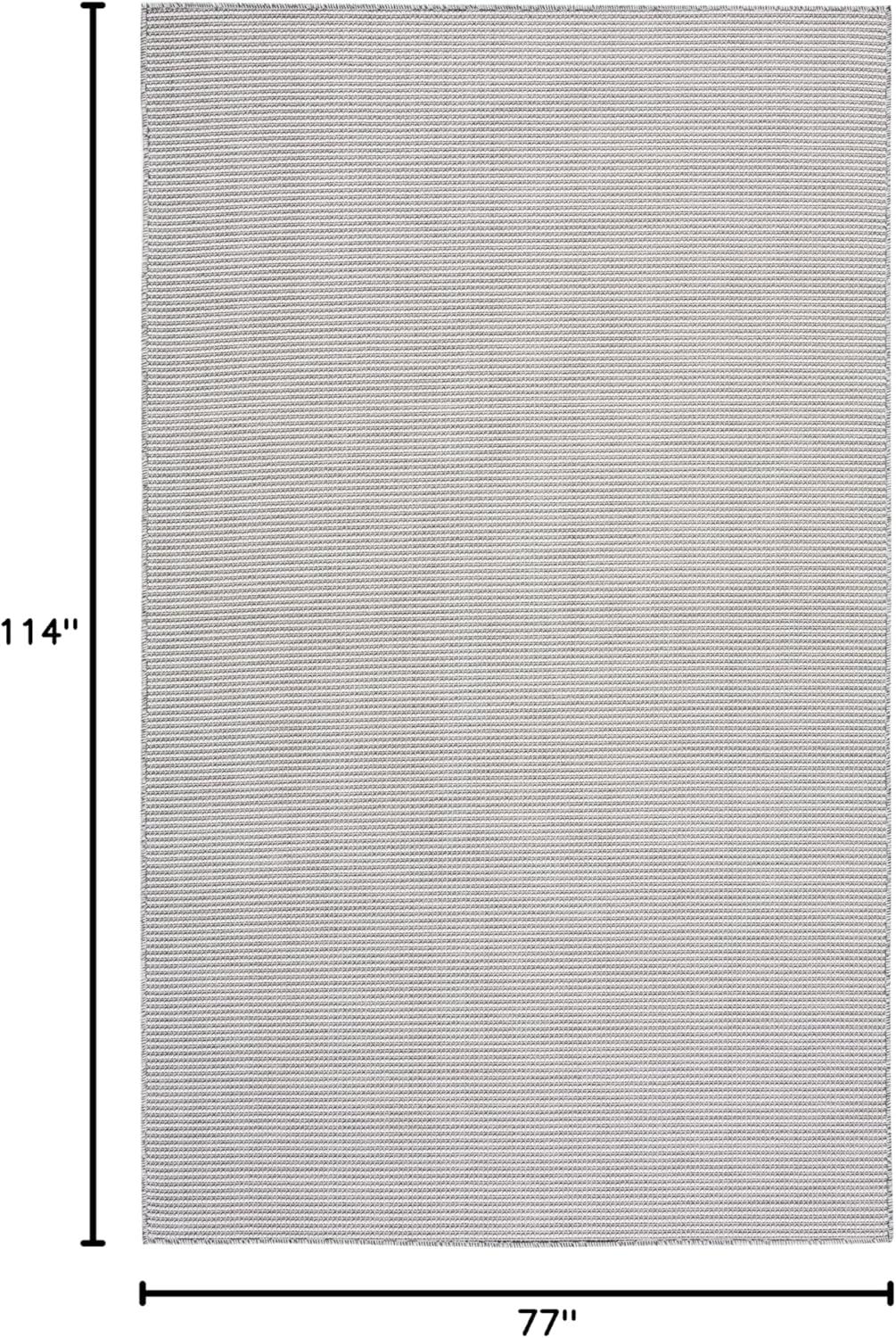 imageMartha Stewart x SAFAVIEH Outdoor Area Rug Collection 65quot Round Navy Weather Resistant ampamp Washable Ideal for Patio Backyard Mudroom Deck Dining Space MSR4490NBeigeBlack