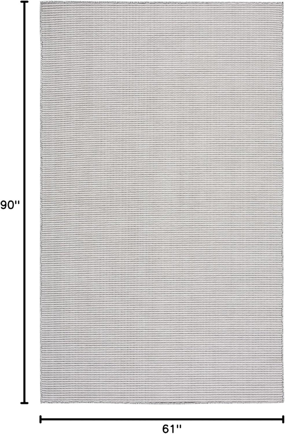 imageMartha Stewart x SAFAVIEH Outdoor Area Rug Collection 65quot Round Navy Weather Resistant ampamp Washable Ideal for Patio Backyard Mudroom Deck Dining Space MSR4490NBeigeBlack