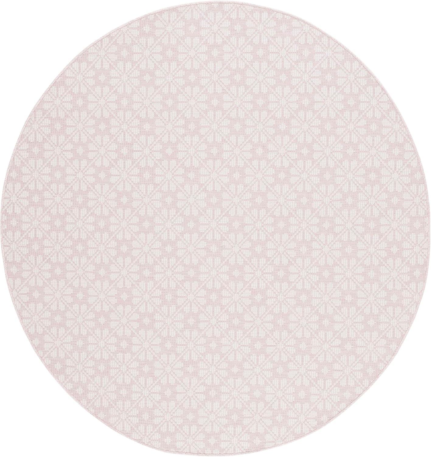 imageMartha Stewart x SAFAVIEH Outdoor Area Rug Collection 8 x 10 Blue ampamp Beige Weather Resistant ampamp Washable Ideal for Patio Backyard Mudroom Deck Dining Space MSR4491MPinkIvory