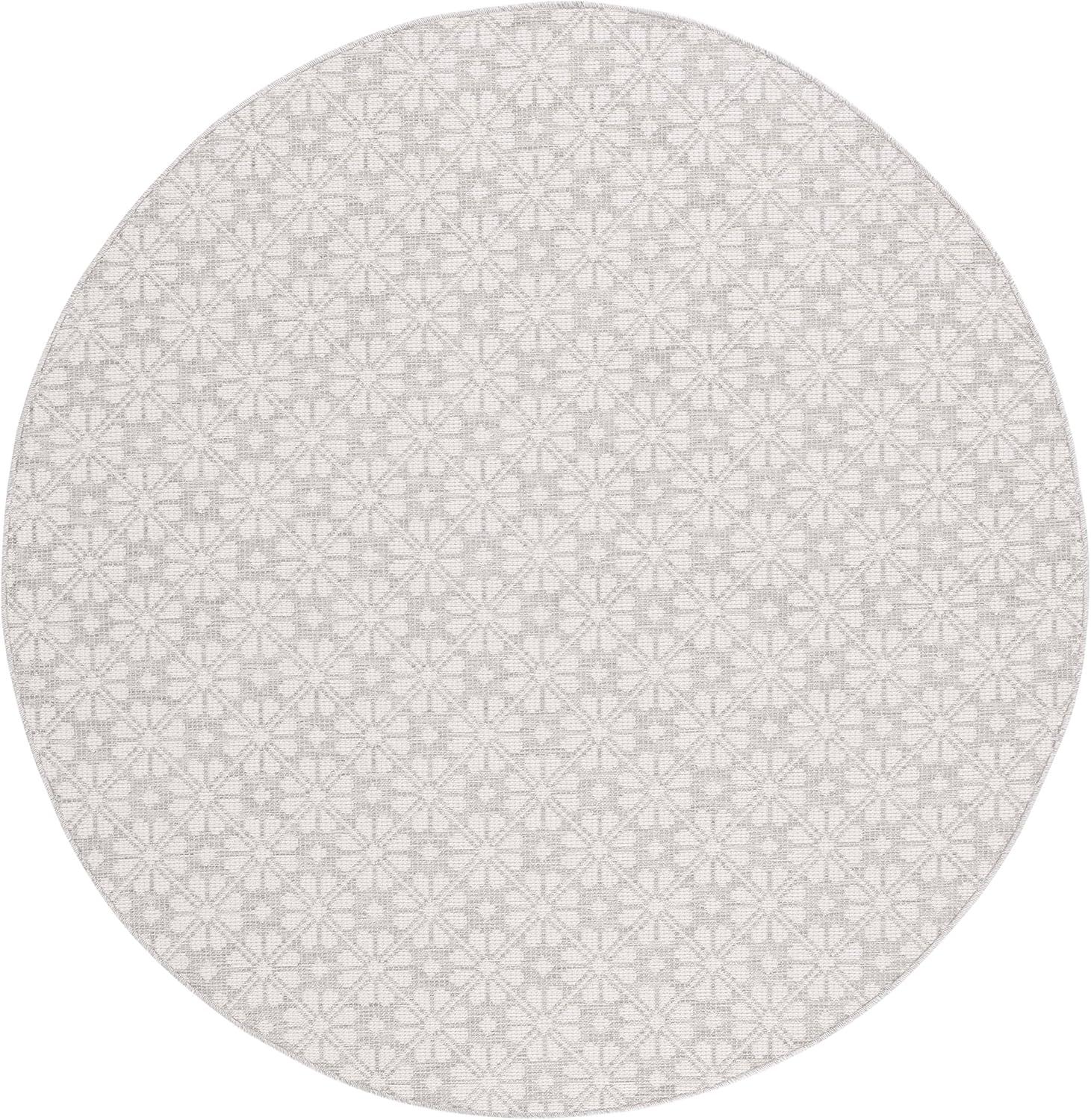 imageMartha Stewart x SAFAVIEH Outdoor Area Rug Collection 8 x 10 Blue ampamp Beige Weather Resistant ampamp Washable Ideal for Patio Backyard Mudroom Deck Dining Space MSR4491MGreyIvory