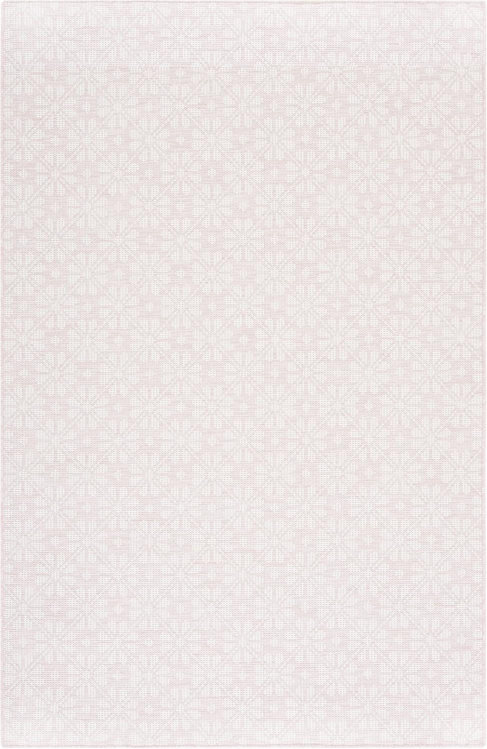 imageMartha Stewart x SAFAVIEH Outdoor Area Rug Collection 8 x 10 Blue ampamp Beige Weather Resistant ampamp Washable Ideal for Patio Backyard Mudroom Deck Dining Space MSR4491MPinkIvory