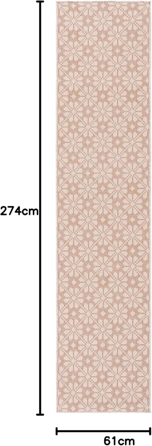 imageMartha Stewart x SAFAVIEH Outdoor Area Rug Collection 8 x 10 Grey ampamp Ivory Weather Resistant ampamp Washable Ideal for Patio Backyard Mudroom Deck Dining Space MSR4491FNaturalBeige