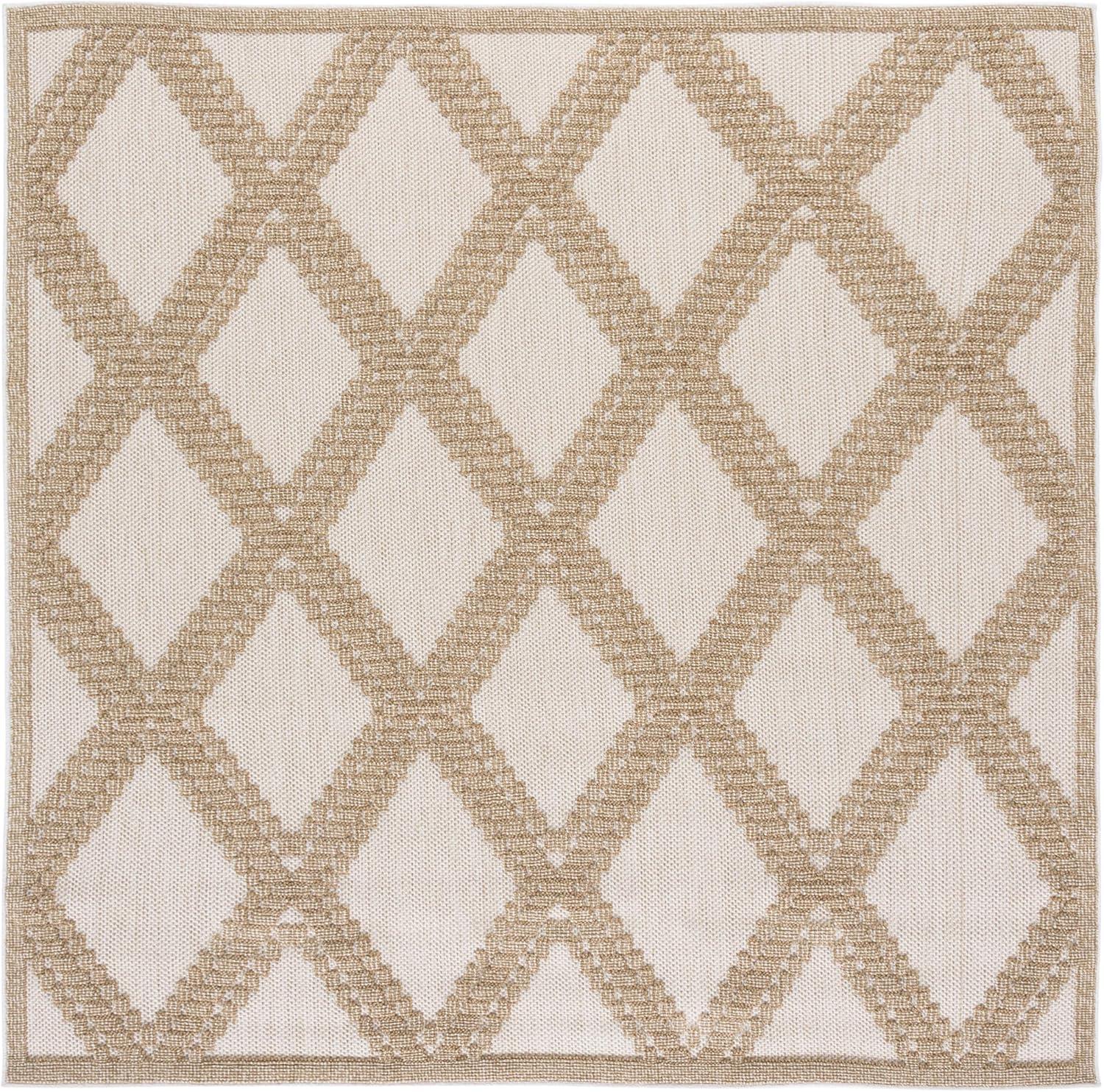 imageMartha Stewart x SAFAVIEH Outdoor Area Rug Collection 8 x 10 Grey ampamp Light Grey Weather Resistant ampamp Washable Ideal for Patio Backyard Mudroom Deck Dining Space MSRO226FBeigeBrown