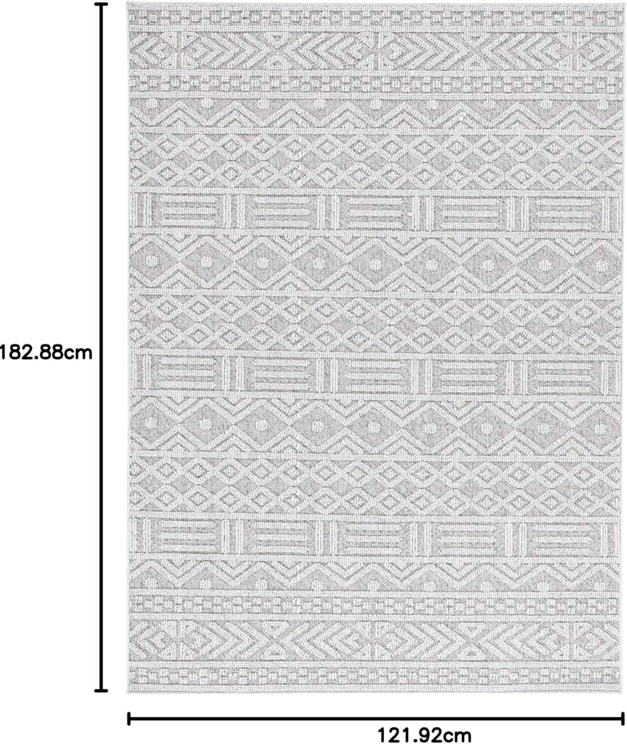 imageMartha Stewart x SAFAVIEH Outdoor Area Rug Collection 8 x 10 Grey ampamp Light Grey Weather Resistant ampamp Washable Ideal for Patio Backyard Mudroom Deck Dining Space MSRO226FGreyLight Grey