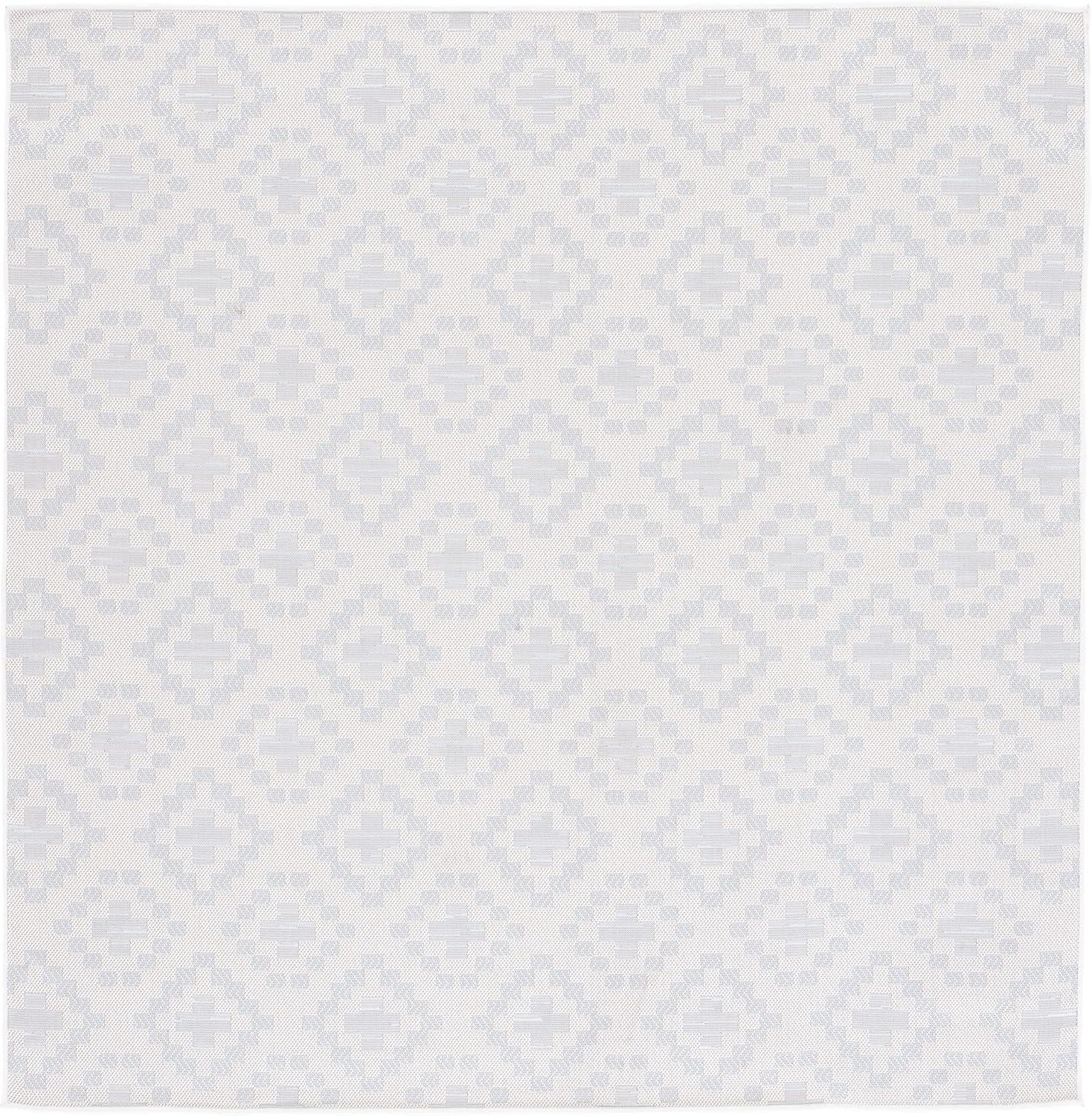 imageMartha Stewart x SAFAVIEH Outdoor Area Rug Collection 8 x 10 Ivory ampamp Grey Weather Resistant ampamp Washable Ideal for Patio Backyard Mudroom Deck Dining Space MSRO307FIvoryGrey