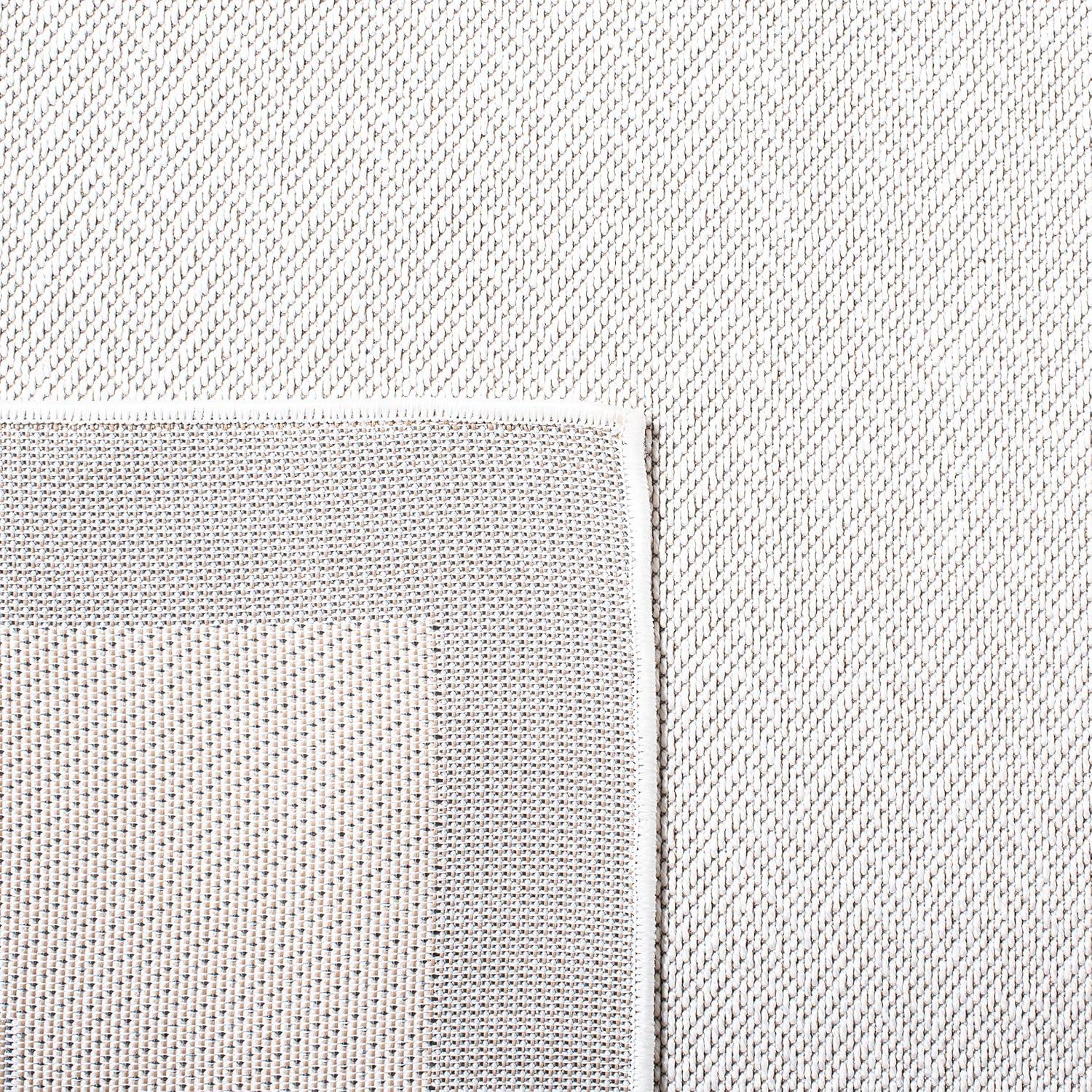 imageMartha Stewart x SAFAVIEH Outdoor Area Rug Collection 8 x 10 Ivory ampamp Grey Weather Resistant ampamp Washable Ideal for Patio Backyard Mudroom Deck Dining Space MSRO317FIvoryGrey