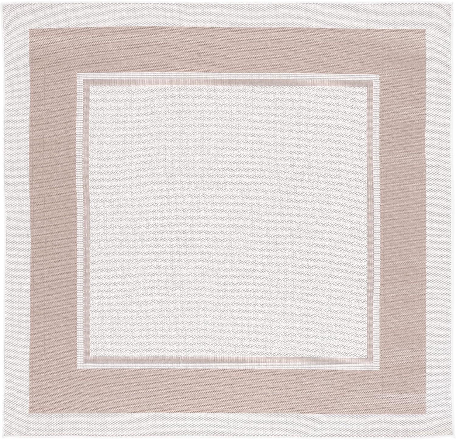 imageMartha Stewart x SAFAVIEH Outdoor Area Rug Collection 8 x 10 Ivory ampamp Grey Weather Resistant ampamp Washable Ideal for Patio Backyard Mudroom Deck Dining Space MSRO317FIvoryBeige