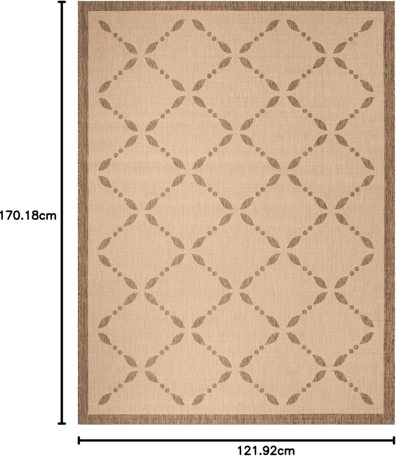 imageMartha Stewart x SAFAVIEH Outdoor Area Rug Collection 8 x 112quot Cream ampamp Green Weather Resistant ampamp Washable Ideal for Patio Backyard Mudroom Deck Dining Space MSR425214CreamGreen