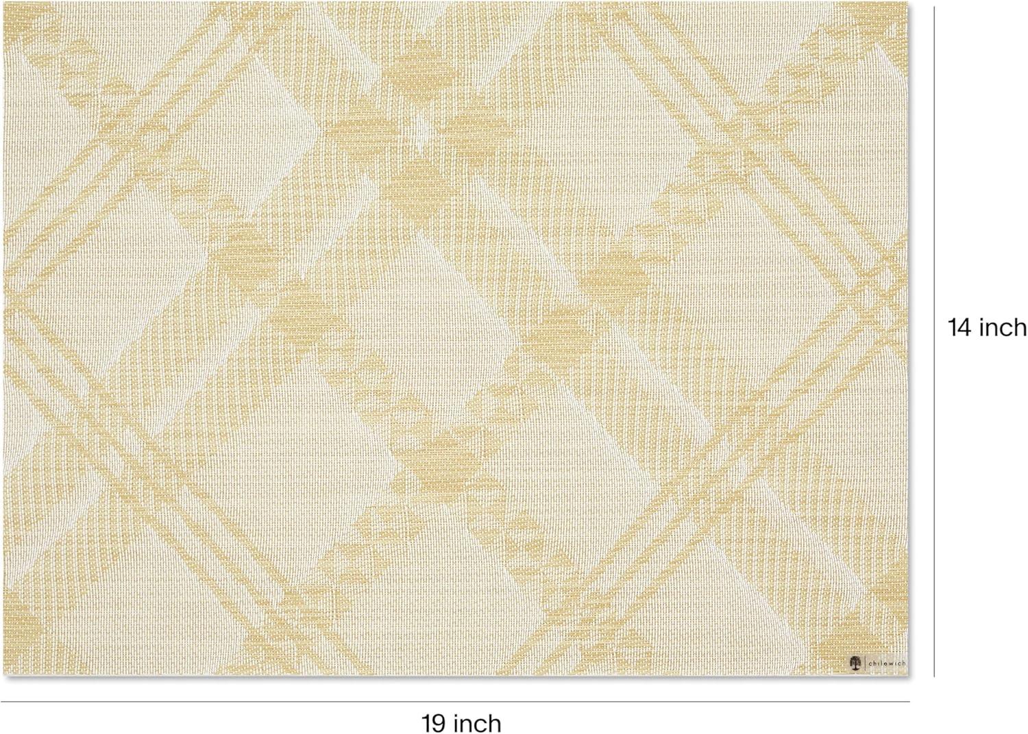 imageMartha by Martha Stewart Chilewich Ribbons Placemats in Burnt Coral Set of 4 Easy Care Woven Tabletop Textiles IndoorOutdoor 185quot x 135quot RectangleWheat