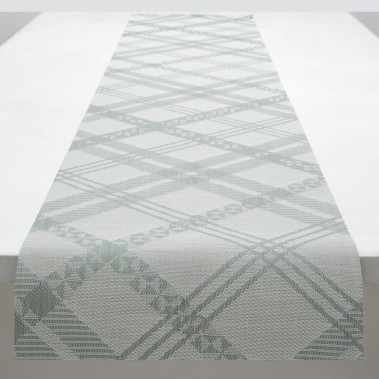 imageMartha by Martha Stewart Chilewich Ribbons Table Runner in Burnt Coral Easy Care Woven Textile IndoorOutdoor StainFade Resistant 14quot x 72quotAbalone