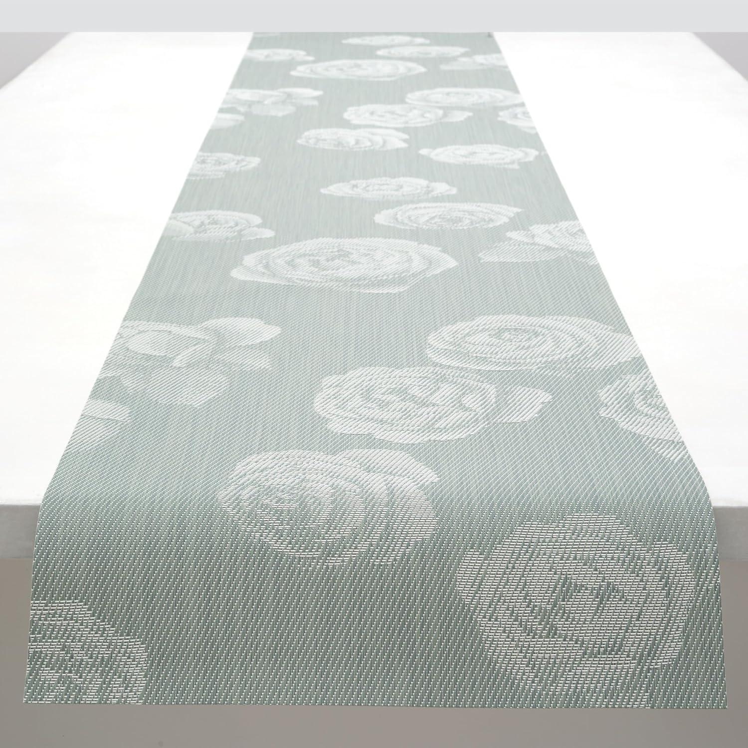 imageMartha by Martha Stewart Chilewich Rosette 14x72 Table Runner in FlaxAbalone