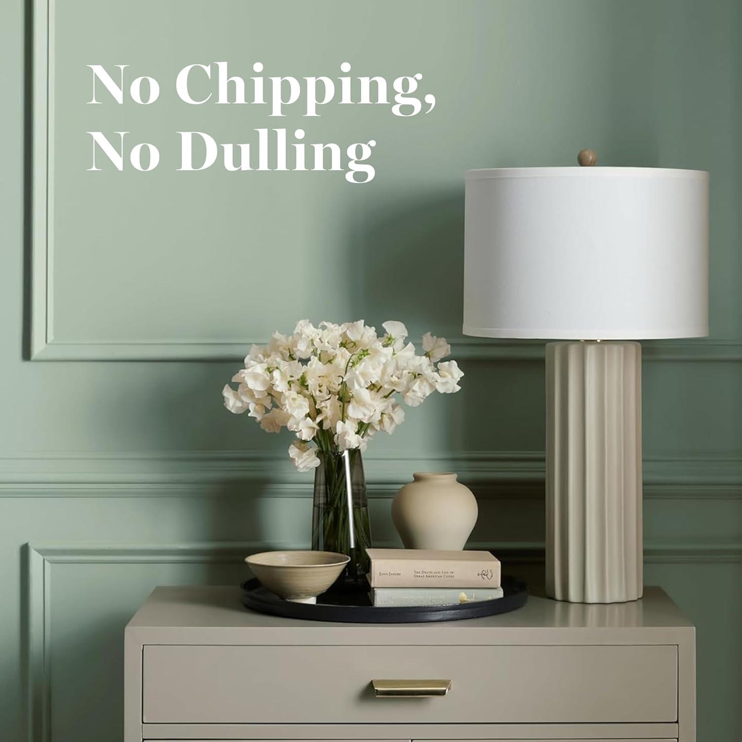 imageMartha by Martha Stewart Interior Paint ECO Satin Enamel 10L Bedford GrayBatter Bowl Green