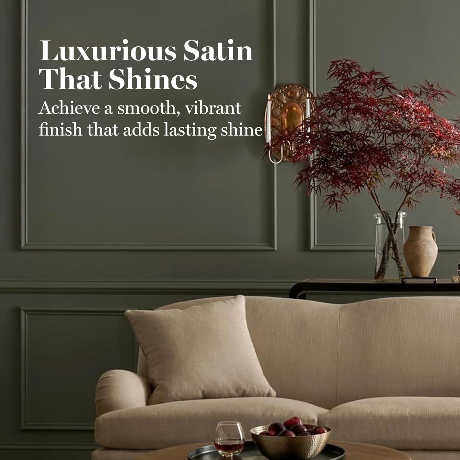 imageMartha by Martha Stewart Interior Paint ECO Satin Enamel 10L Bedford GrayBook Binding Green