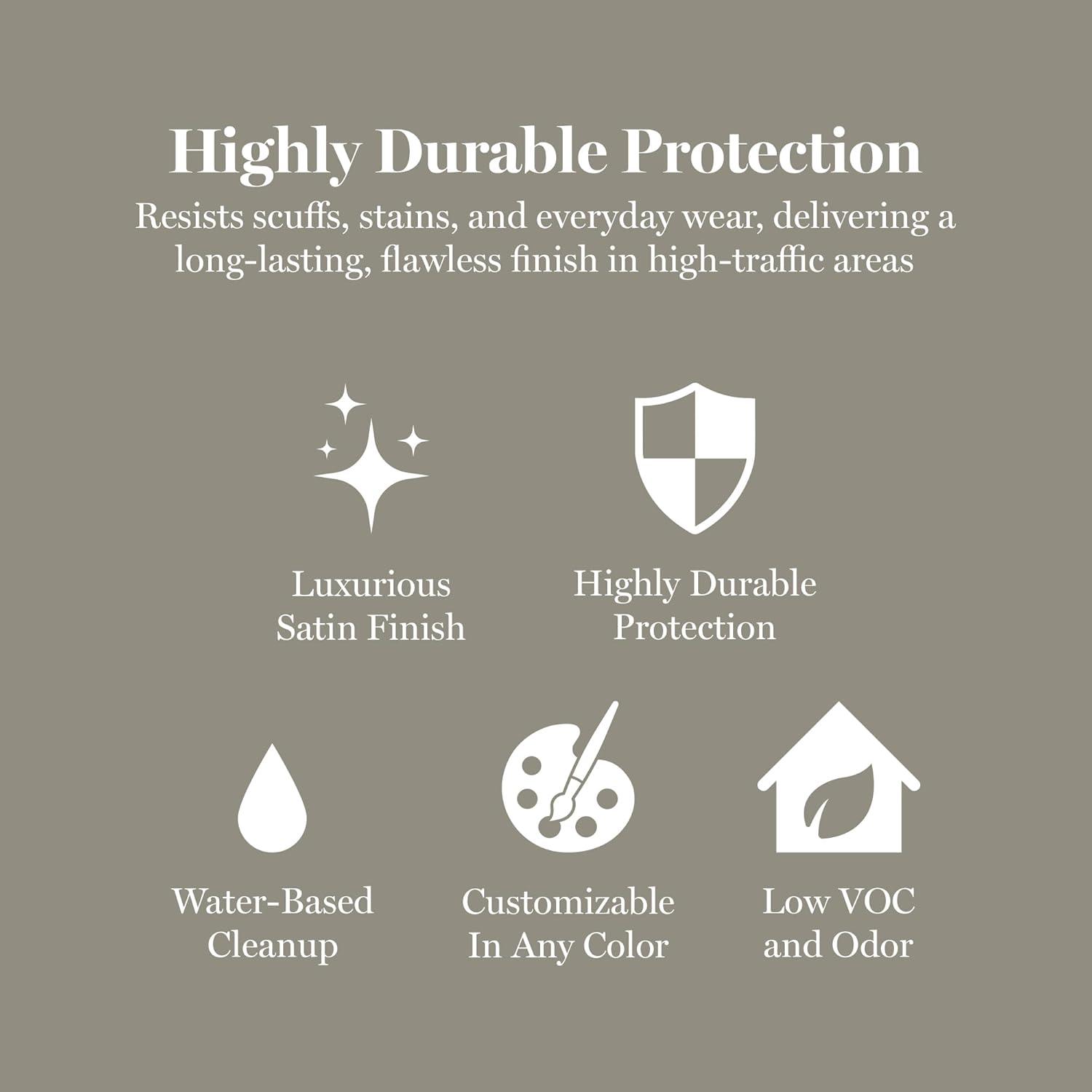 imageMartha by Martha Stewart Interior Paint ECO Satin Enamel 10L Bedford GrayFennel Seed Green