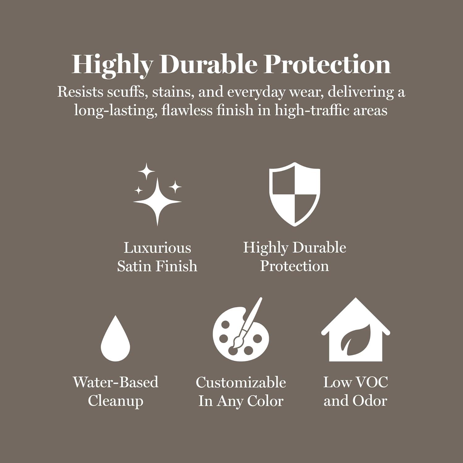 imageMartha by Martha Stewart Interior Paint ECO Satin Enamel 10L Bedford GrayGray Stone