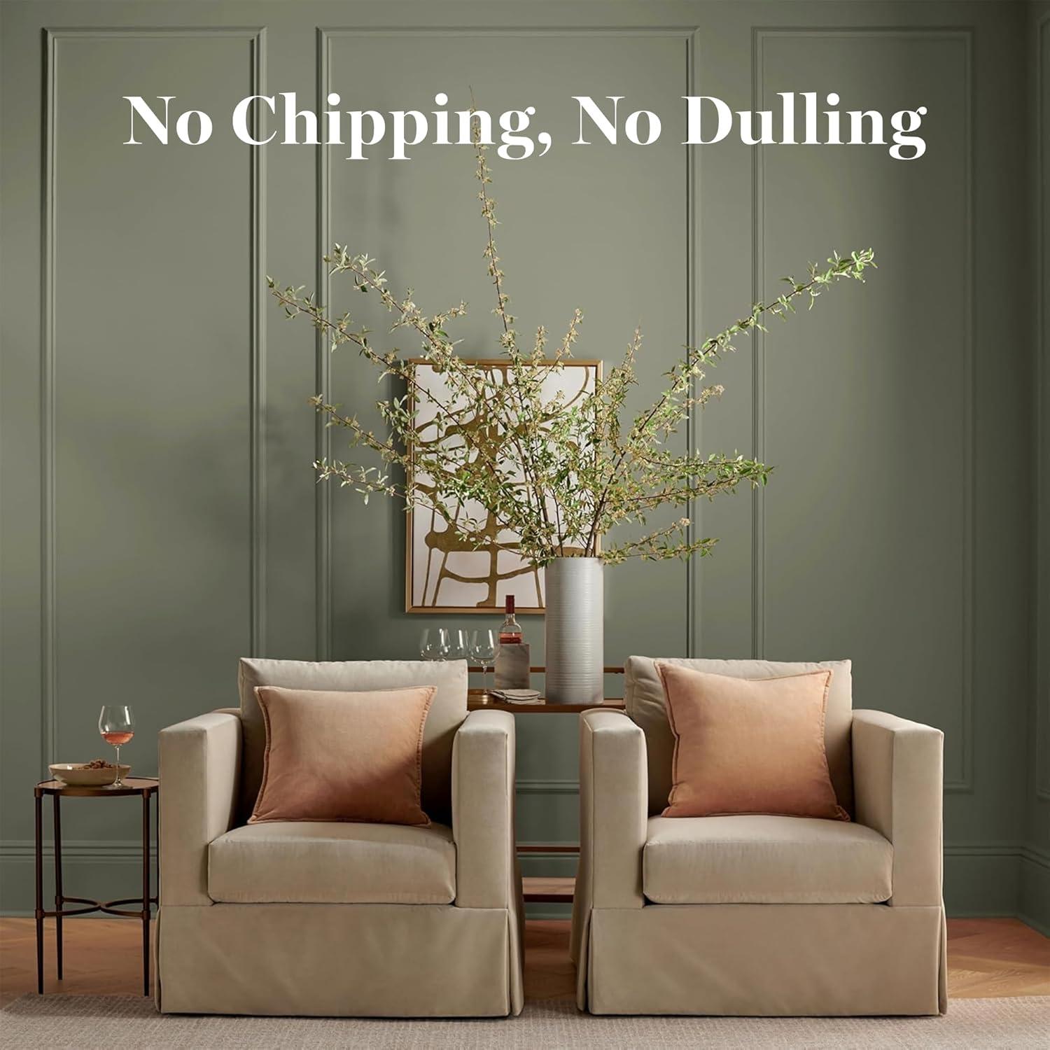 imageMartha by Martha Stewart Interior Paint ECO Satin Enamel 10L Bedford GrayQuaking Aspen Green