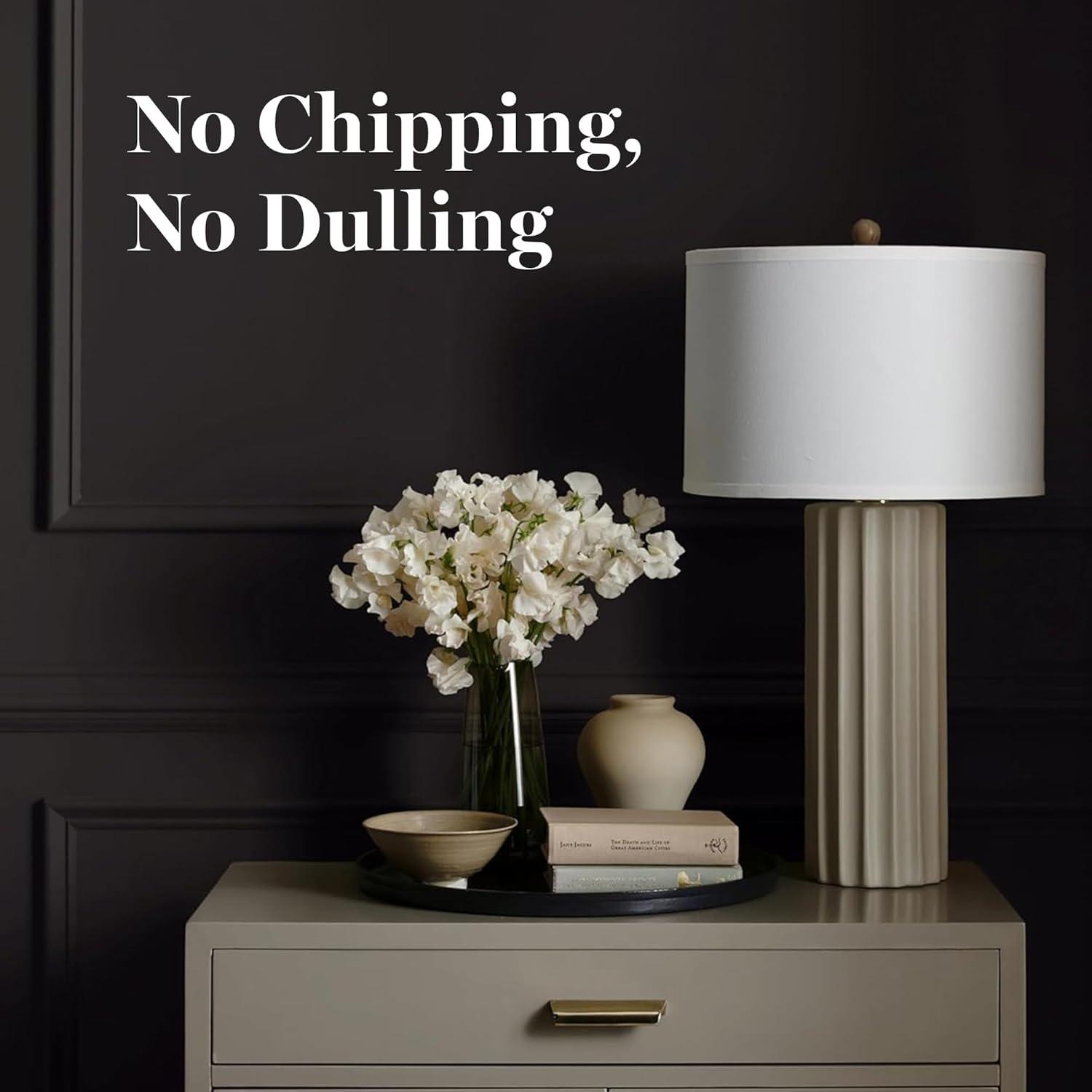 imageMartha by Martha Stewart Interior Paint ECO Satin Enamel 10L Bedford GraySilhouette Black