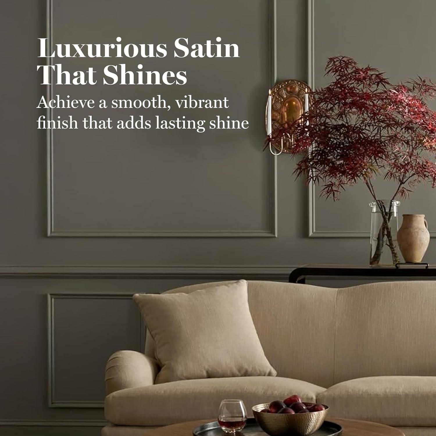 imageMartha by Martha Stewart Interior Paint ECO Satin Enamel 10L Bedford GraySucculent Gray