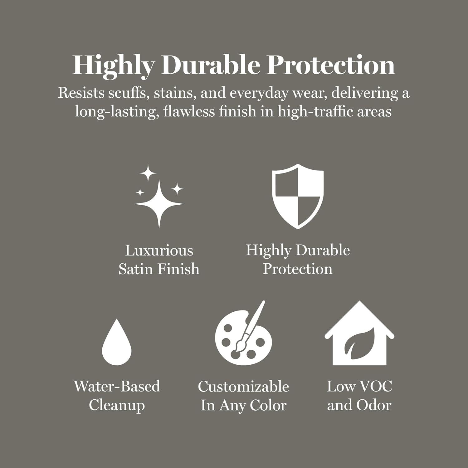 imageMartha by Martha Stewart Interior Paint ECO Satin Enamel 10L Bedford GraySucculent Gray