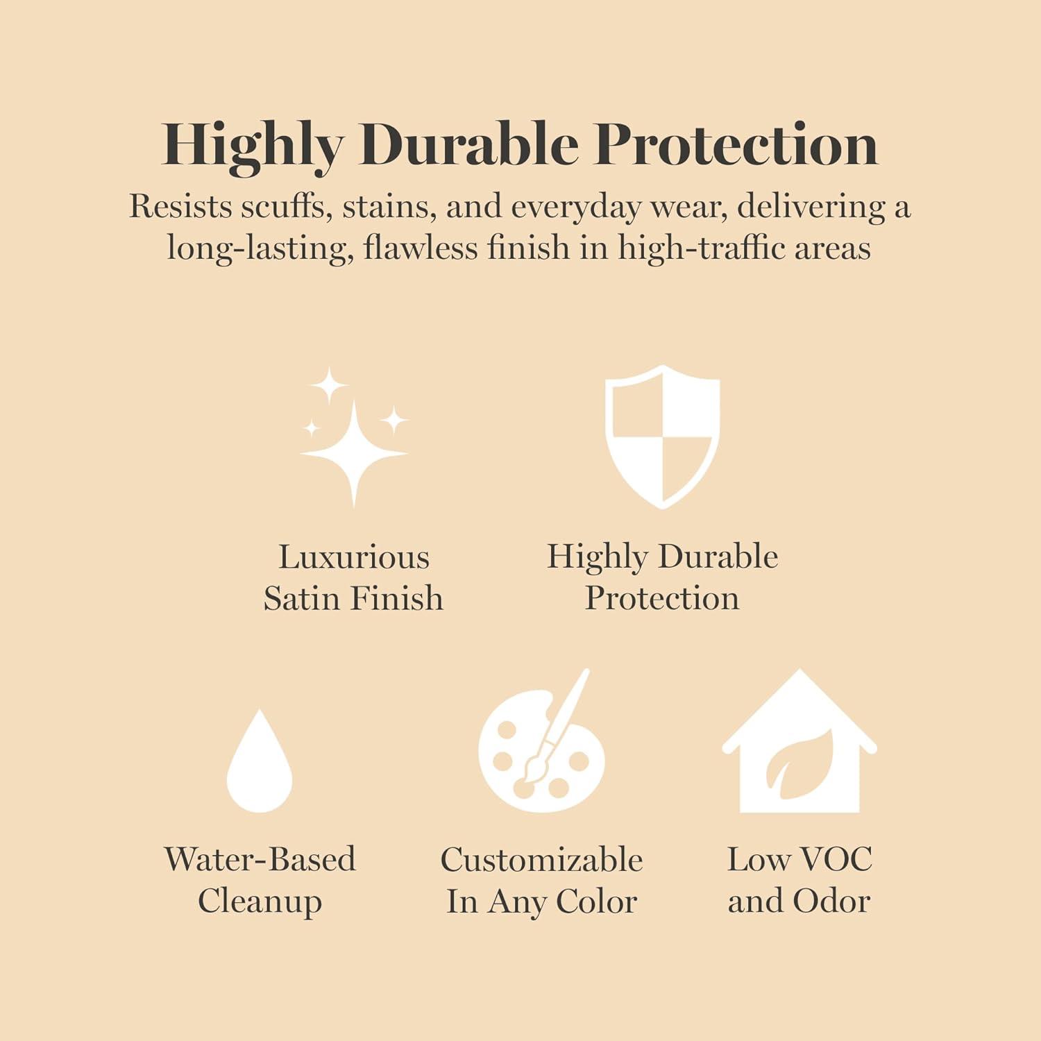 imageMartha by Martha Stewart Interior Paint ECO Satin Enamel 10L Bedford GrayUrsa Major Yellow