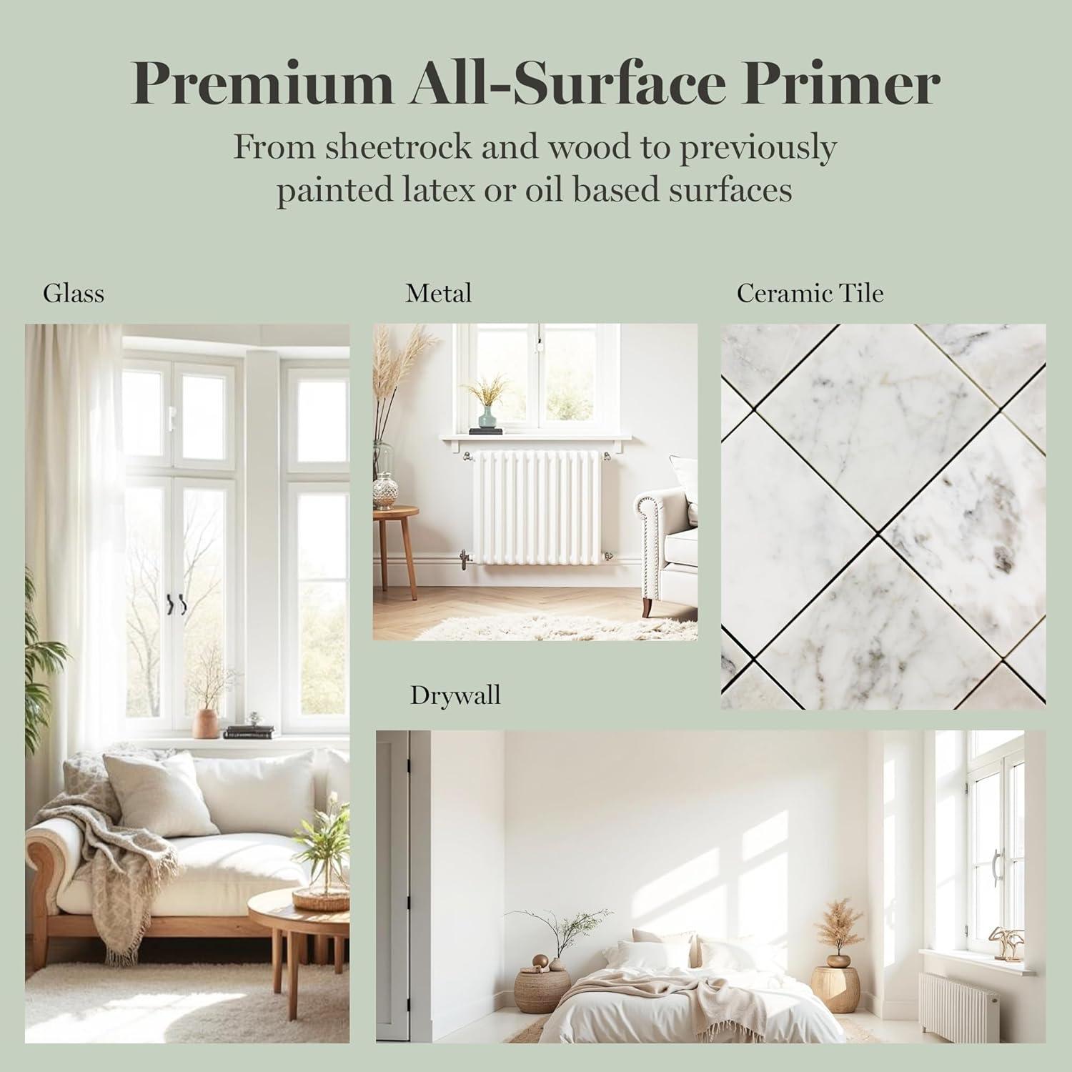 imageMartha by Martha Stewart Interior Paint Eurolux Universal Primer 10L Gypsy Moth PinkAraucana Blue