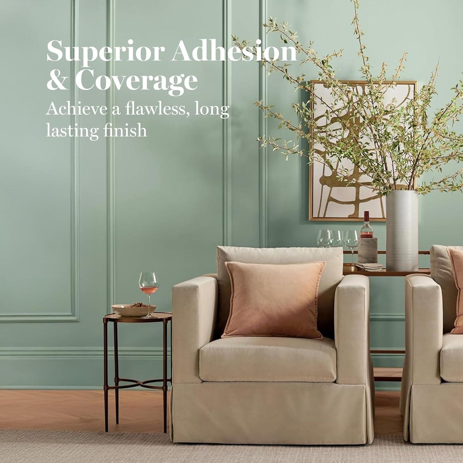 imageMartha by Martha Stewart Interior Paint Eurolux Universal Primer 10L Gypsy Moth PinkBatter Bowl Green