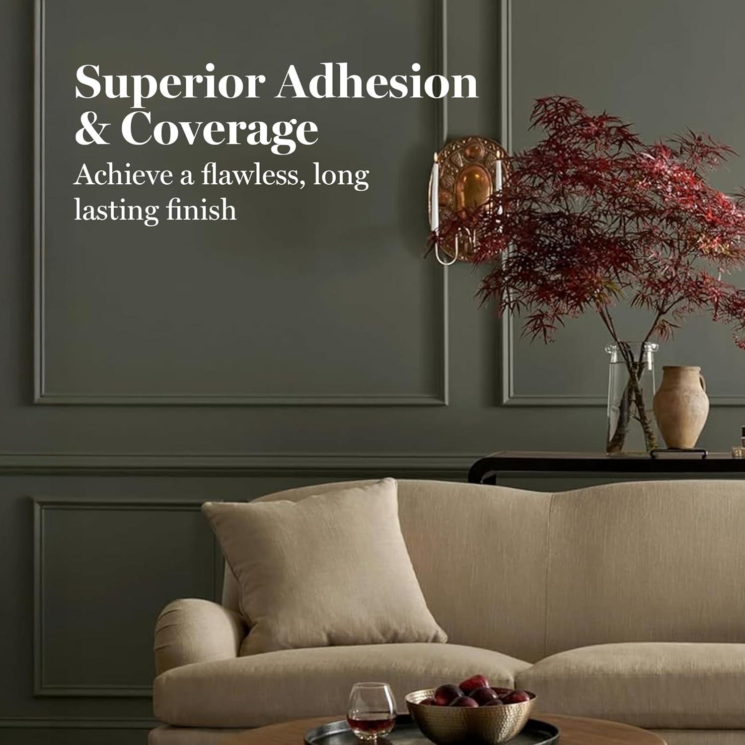 imageMartha by Martha Stewart Interior Paint Eurolux Universal Primer 10L Gypsy Moth PinkBook Binding Green