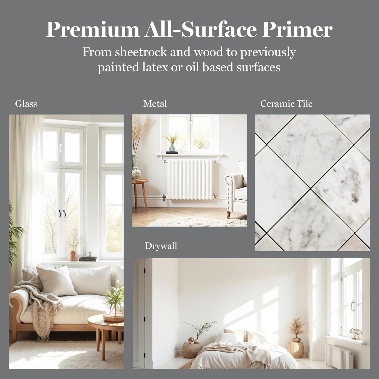 imageMartha by Martha Stewart Interior Paint Eurolux Universal Primer 10L Gypsy Moth PinkChinchilla Gray