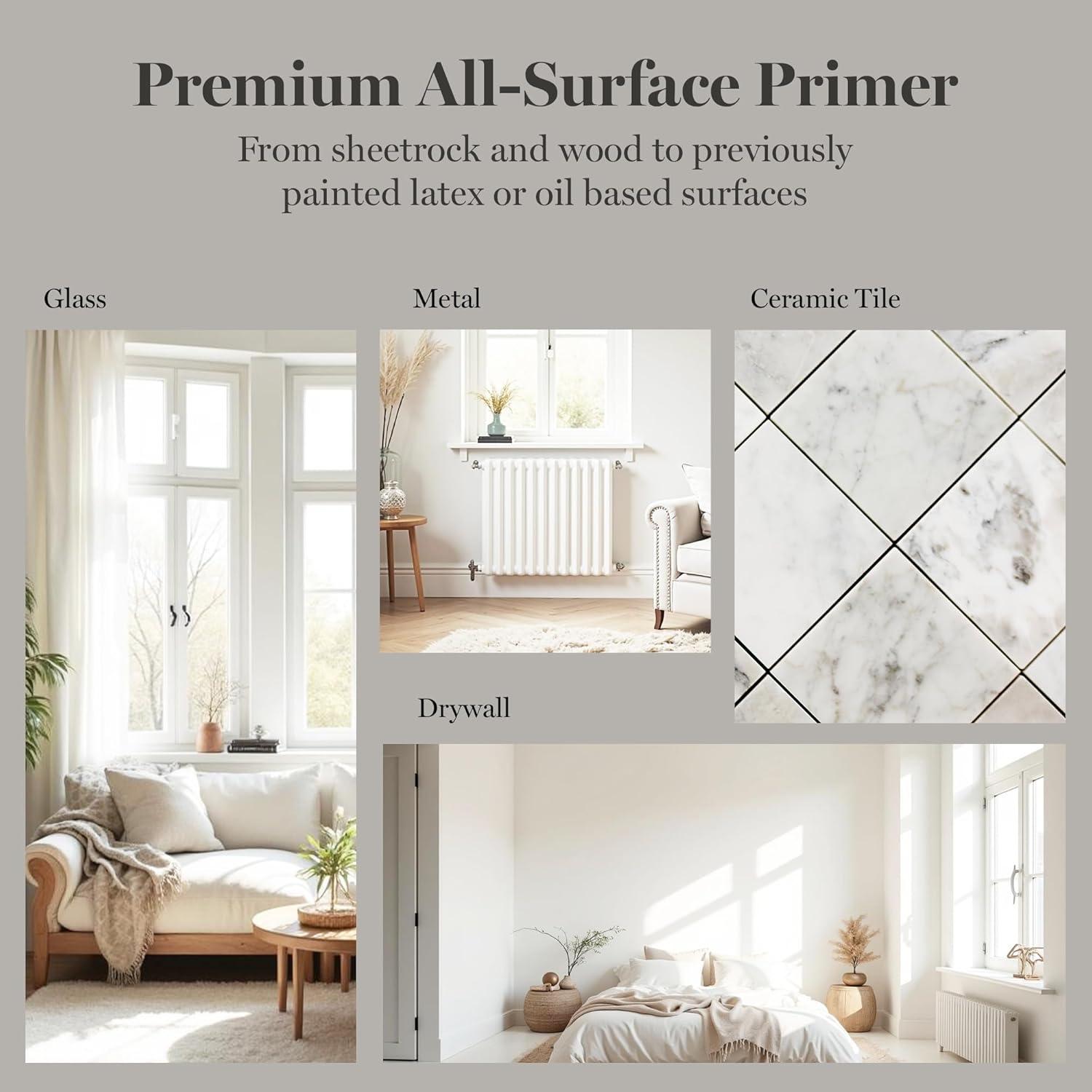 imageMartha by Martha Stewart Interior Paint Eurolux Universal Primer 10L Gypsy Moth PinkDolphin Gray