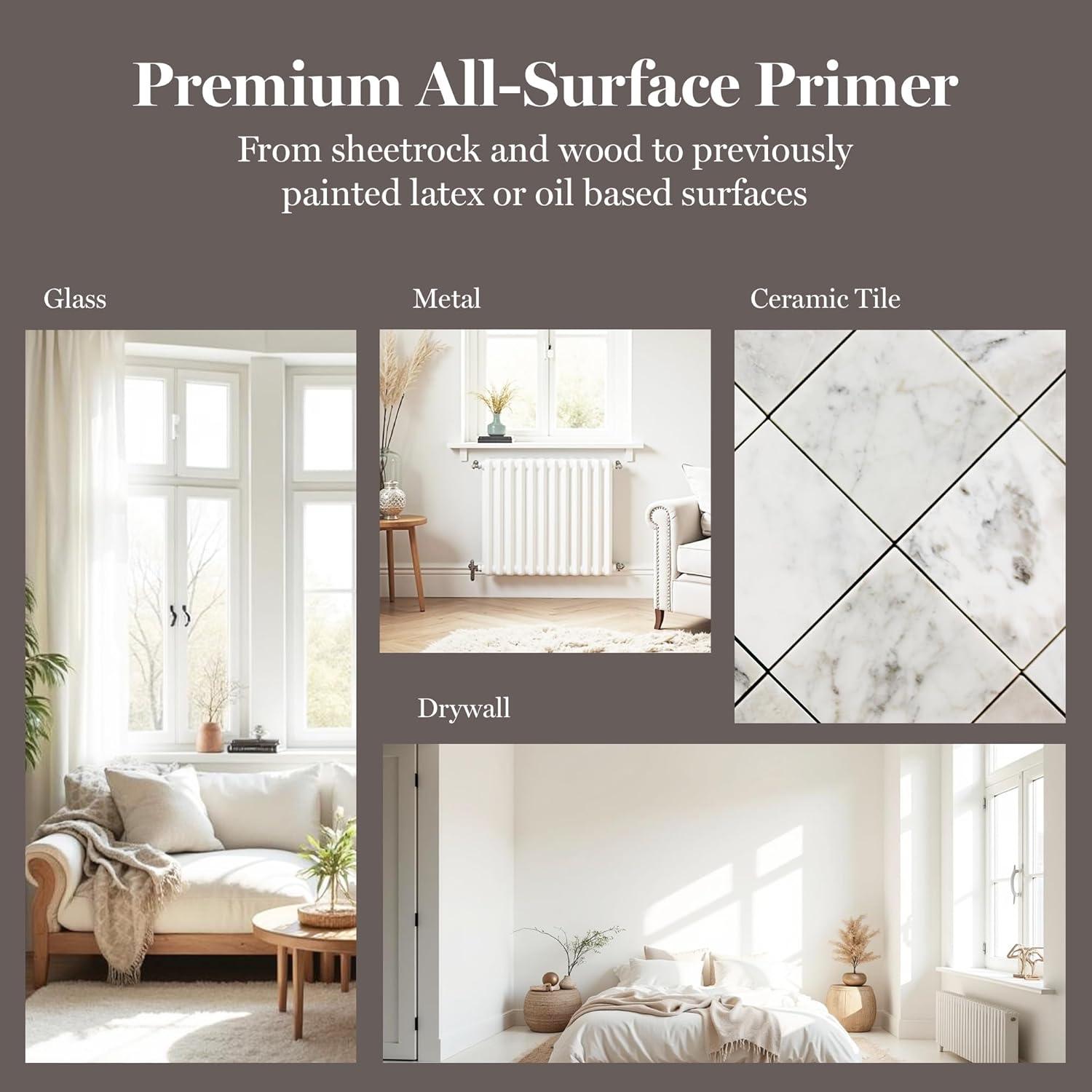 imageMartha by Martha Stewart Interior Paint Eurolux Universal Primer 10L Gypsy Moth PinkFaux Bois Gray