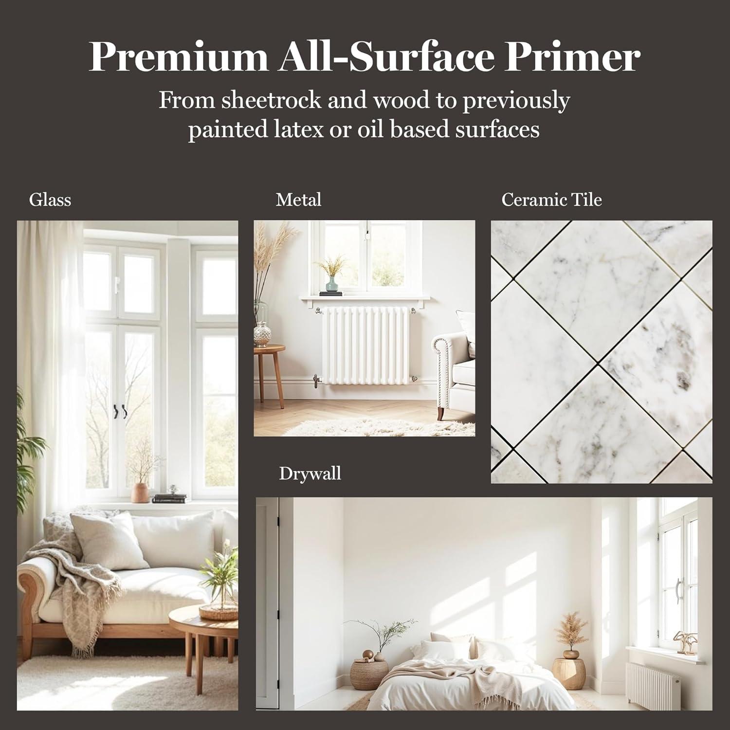 imageMartha by Martha Stewart Interior Paint Eurolux Universal Primer 10L Gypsy Moth PinkGoose Down Brown