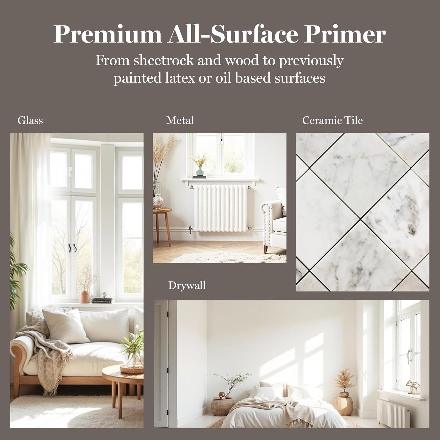 imageMartha by Martha Stewart Interior Paint Eurolux Universal Primer 10L Gypsy Moth PinkLava Stone Gray