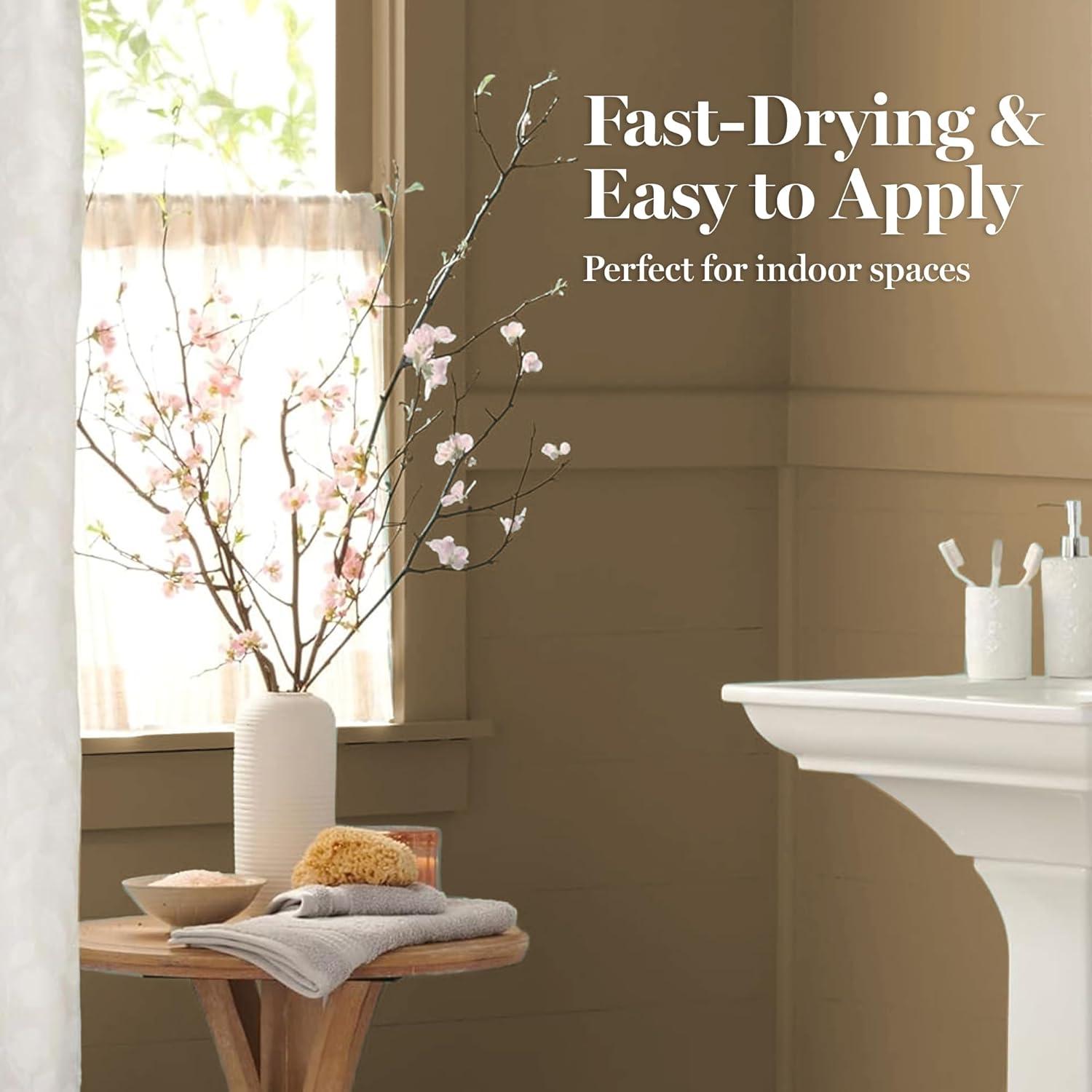 imageMartha by Martha Stewart Interior Paint Eurolux Universal Primer 10L Gypsy Moth PinkMalted Gold