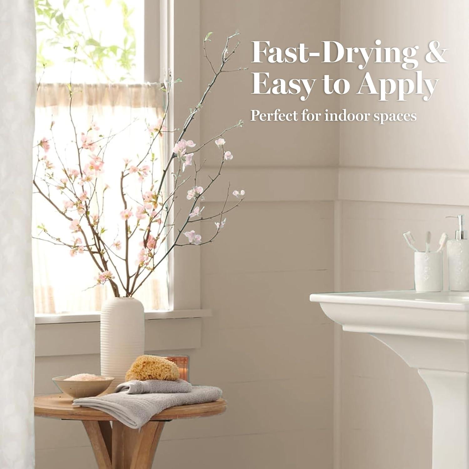 imageMartha by Martha Stewart Interior Paint Eurolux Universal Primer 10L Gypsy Moth PinkPicket Fence White