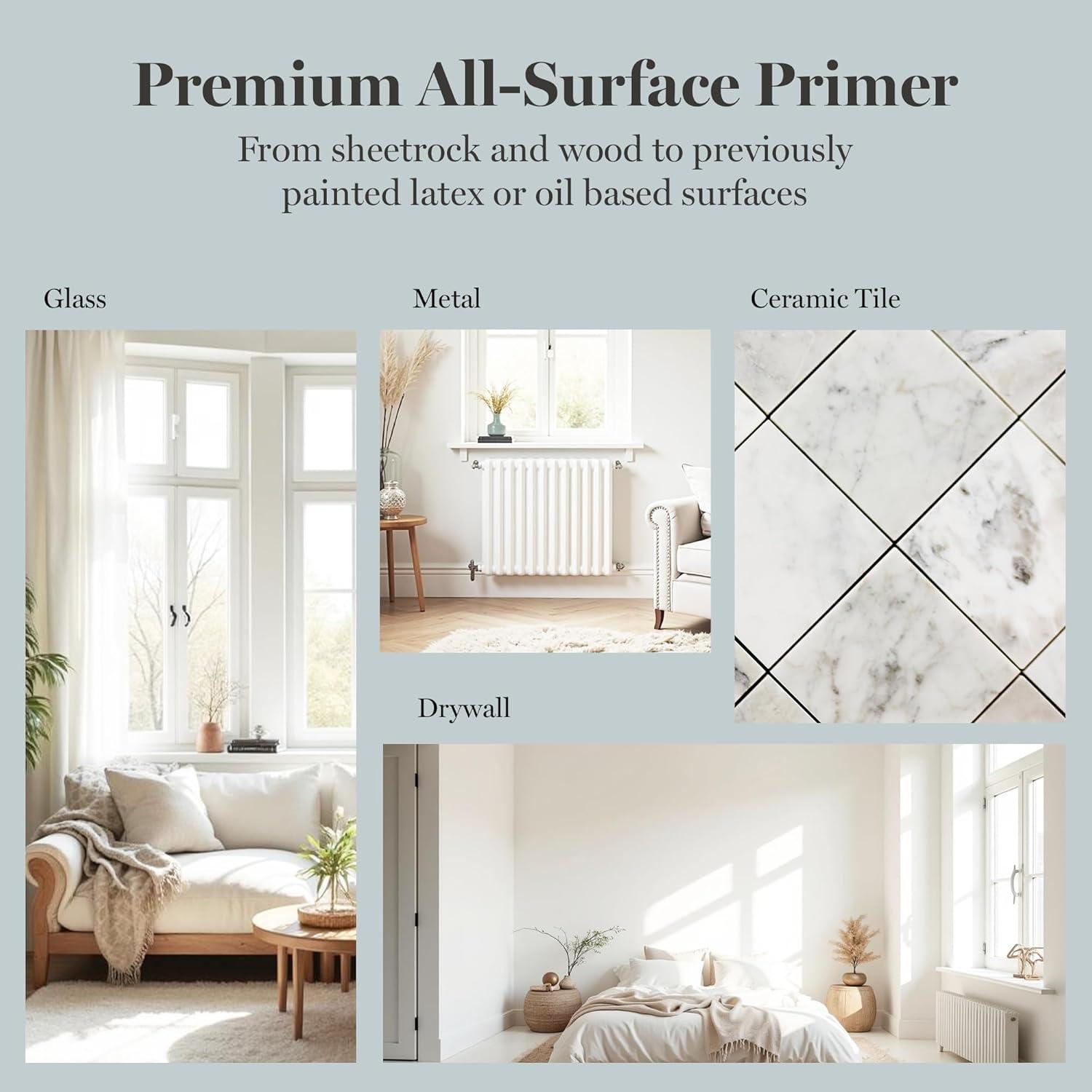 imageMartha by Martha Stewart Interior Paint Eurolux Universal Primer 10L Gypsy Moth PinkPorch Ceiling Blue