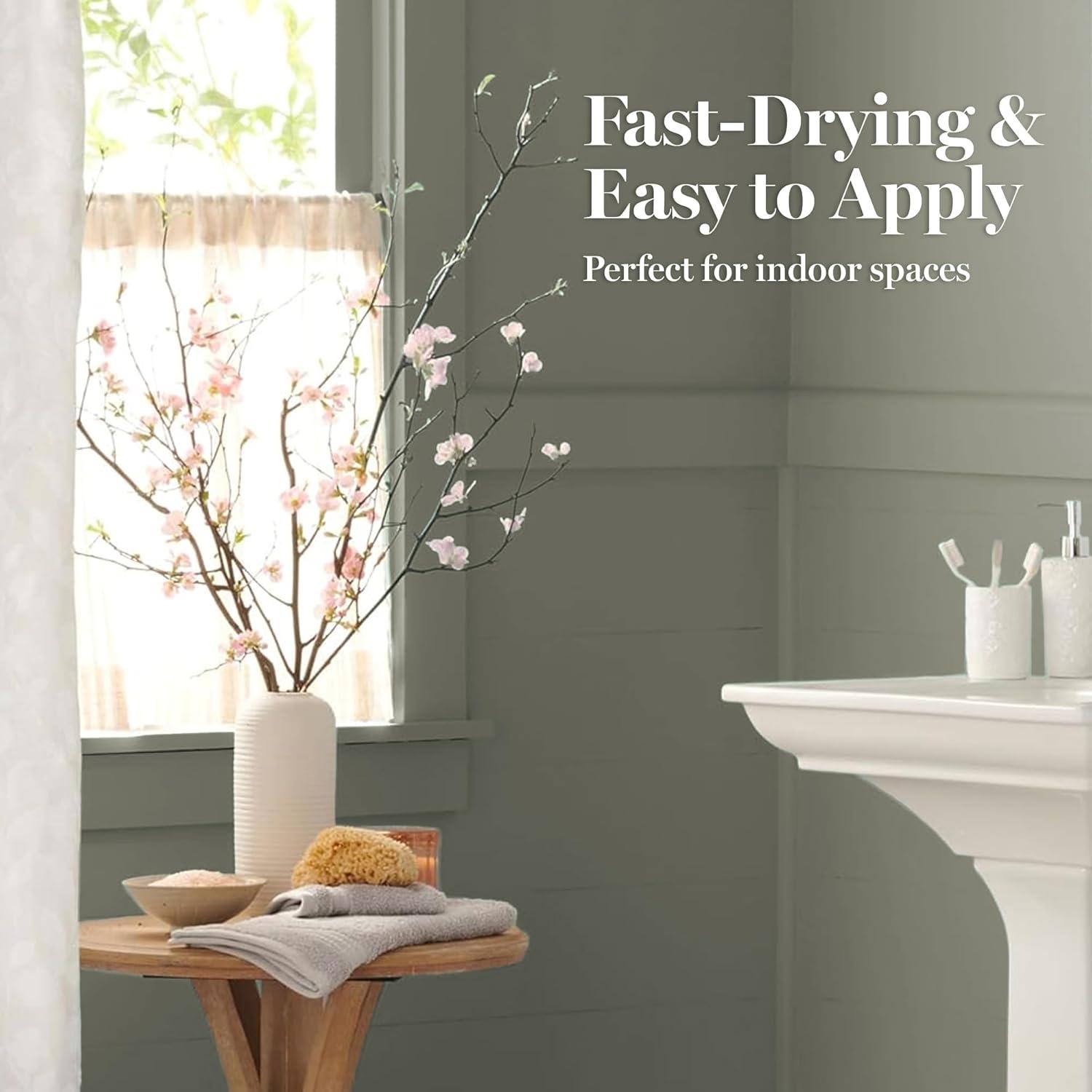 imageMartha by Martha Stewart Interior Paint Eurolux Universal Primer 10L Gypsy Moth PinkQuaking Aspen Green