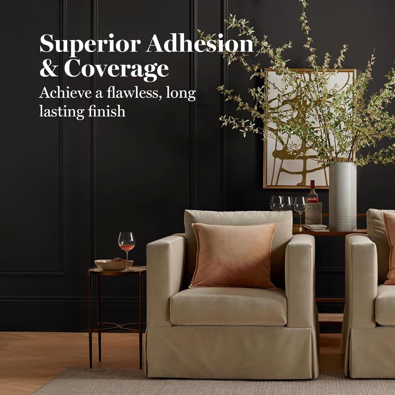 imageMartha by Martha Stewart Interior Paint Eurolux Universal Primer 10L Gypsy Moth PinkSilhouette Black