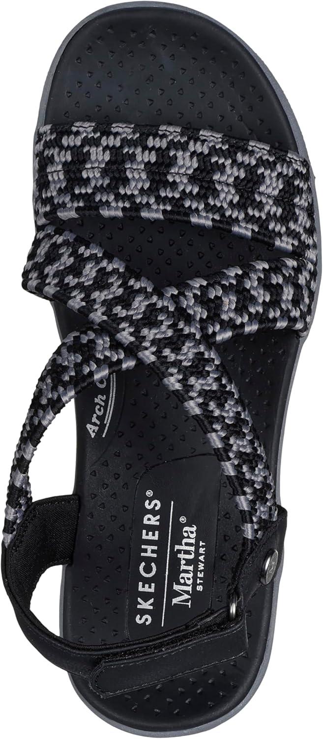 imageSkechers womens Martha Stewart Reggae Cup Coastal TrailBlack Charcoal
