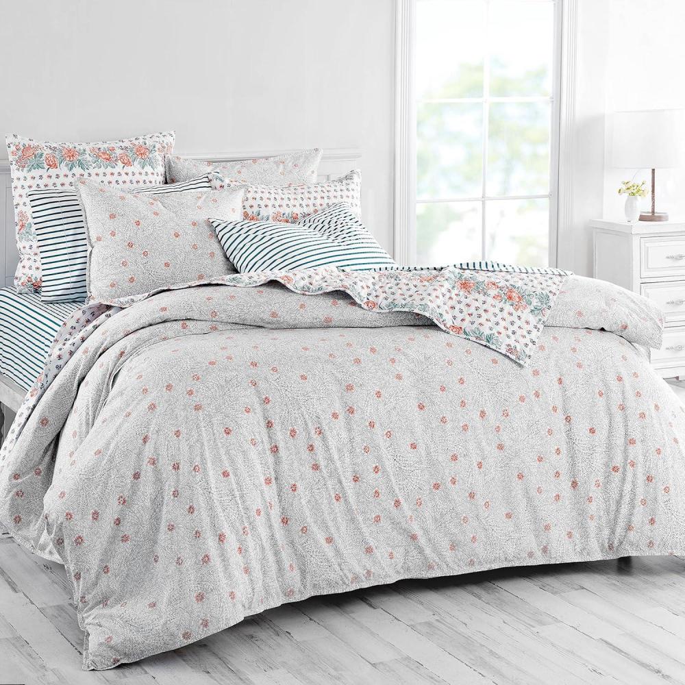 imageMARTHA STEWART Natalie King Size Duvet 3 Piece Set1 Duvet Cover 2 Pillow Shams Crinkle Velvet Texture Soft ampamp Royal Machine Wash 104quotx92quot with Button Closure ChampagneMulticolor