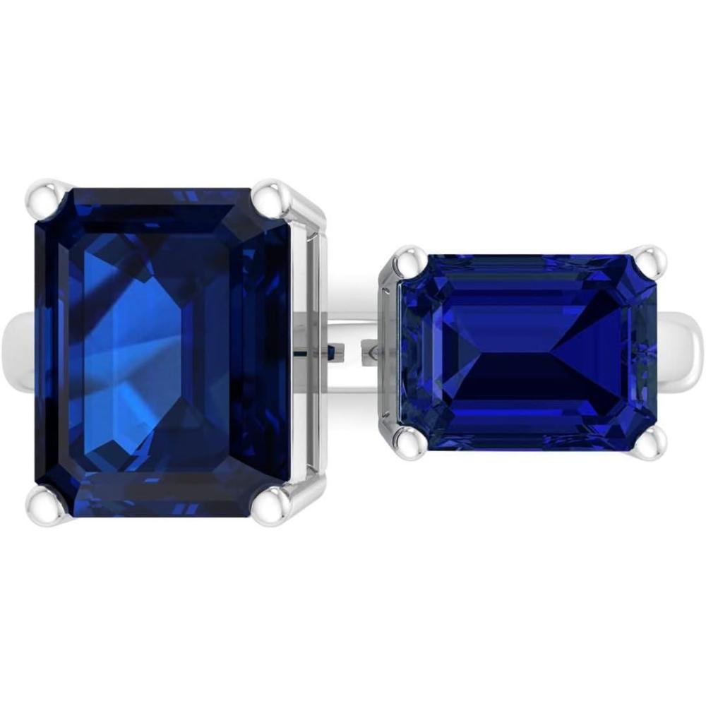 imageMartha Stewart 4 12 Carat Two Stone Gemstone Ring For Women in Sterling Silver Gemstone Jewelry For WomenOption 10