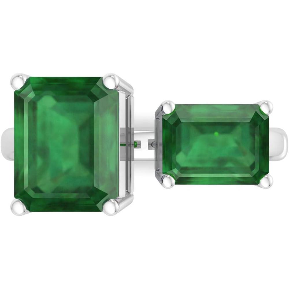 imageMartha Stewart 4 12 Carat Two Stone Gemstone Ring For Women in Sterling Silver Gemstone Jewelry For WomenOption 9