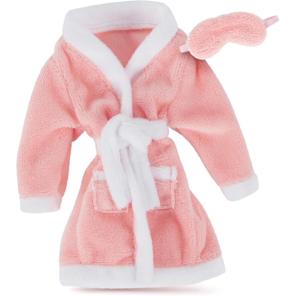 imageMartha Stewart Expansion Pack Plush Robe and Sleep Mask for Martha on the Mantel Elf Funny Holiday Gift Secret Santa Collectible White Elephant Stocking Stuffer GiftExpansion Pack 1