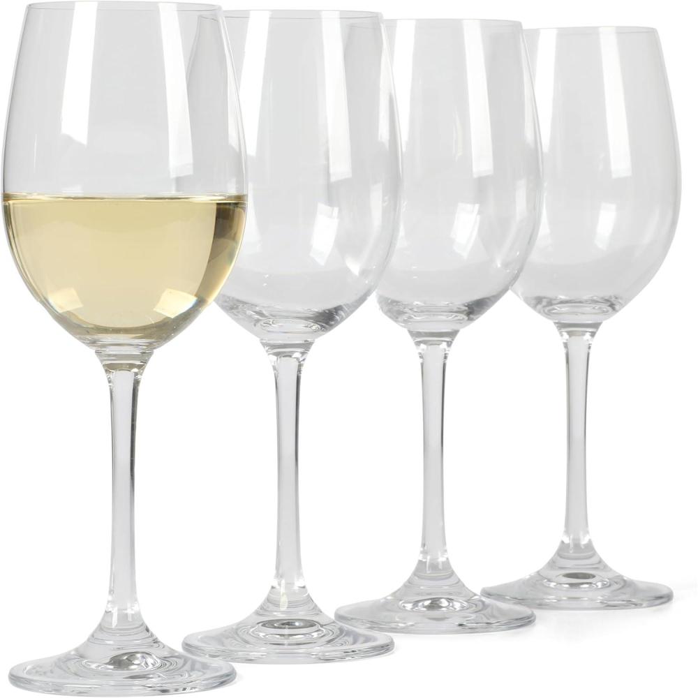 imageMartha Stewart Farrow 18 OZ Large Stemless 4 Pack Multipurpose Wine Glasses Set for Red or White Wine14oz White Wine Glass 4pack