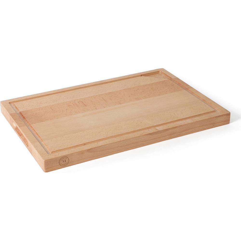 imageMartha Stewart Lochner 24quot x 16quot Beech Wood Cutting Board wJuice Groove18L x 12W