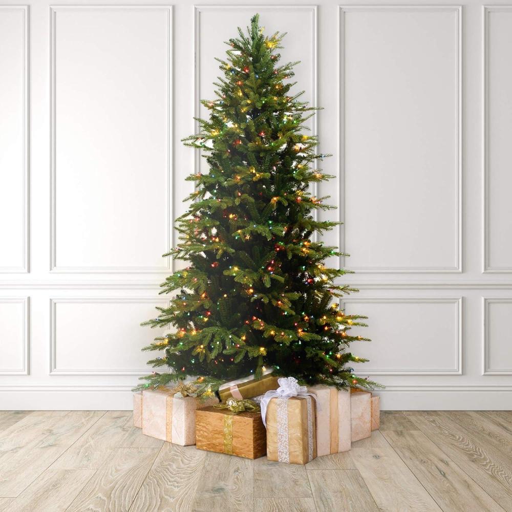 imageMartha Stewart Natural Pine  75 MU PreLit Artificial Christmas Tree Feet Multicolored LightsMulticolored Lights