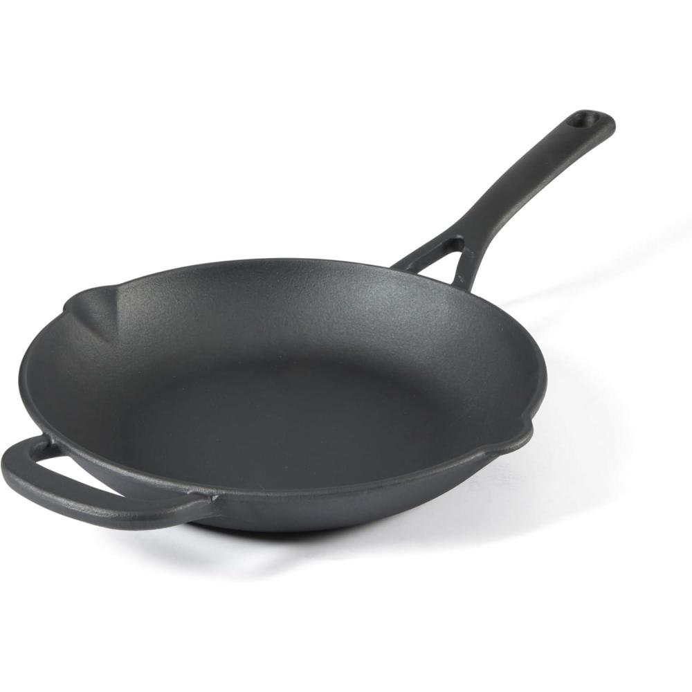 imageMartha Stewart Pre Seasoned Cast Iron 12quot SkilletCast Iron