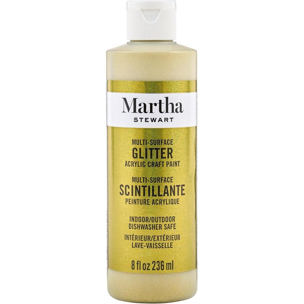 imageMartha Stewart Satin Acrylic Craft Paint Wild Salmon 8 ozFlorentine Gold